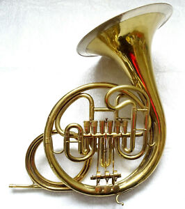 Antique VIENNA HORN with F-crook, hand-made, Germany, c.1880