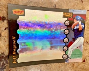 1996 Pinnacle Denny's HOLOGRAM JEFF BAGWELL HOUSTON ASTROS # 6 MLB CARD 
