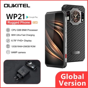 Teléfono resistente de visión nocturna Oukitel WP21 120hz 9800mAh 12 GB + 256 GB 64 MP 66W carga - Imagen 1 de 13