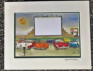 Drive In Film Kunstdruck Rat Street Rod Car Hop 1950er Theater FOTO hinzufügen - Bild 1 von 5