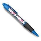 Niebieski długopis - Akwarela Wieloryby Sztuka oceanu Morze Biuro Prezent #8817