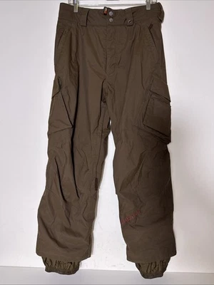 Pantalones de nieve Burton para hombre pequeños marrón forrados de malla aislados transpirables esquí* Foto 1 de 4