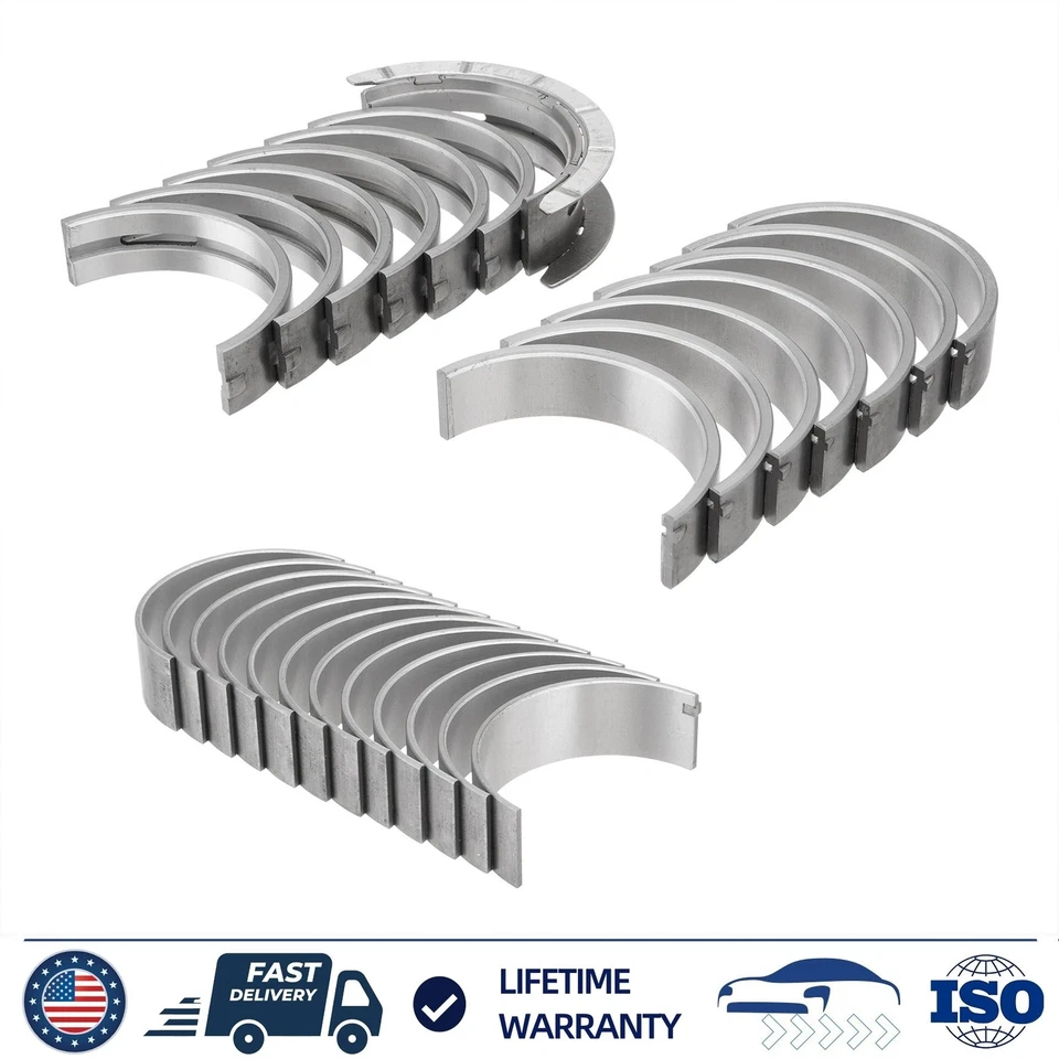 Conjunto de rolamentos principais e de haste para 2002-2009 GMC Envoy Chevrolet Trailblazer 4.2L L6 - Imagem 1 de 4