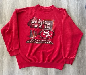 1994 San Francisco 49ers SF Pullover Sweatshirt  USA NFL Size Large?? READ DESC. - Picture 1 of 10