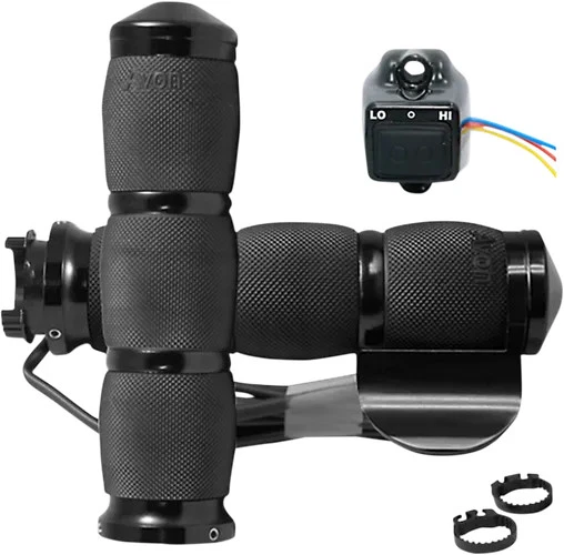 Avon Empuñaduras térmicas Cojín de aire Acelerador Boss Negro Victoria V92C 98-16 Foto 1 de 4