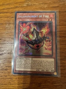 Salamangreat of Fire - MP25-EN144 - Prismatic Secret Rare YuGiOh  - Imagen 1 de 1