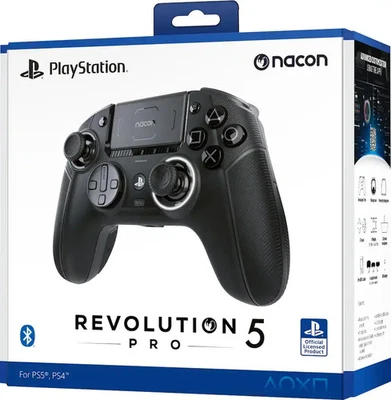 Nacon - Revolution 5 Pro Wireless Controller for PS5, PS4 and PC - Black - Image 1 of 4