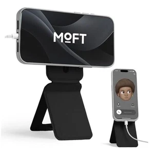 Phone Stand, Magnetic Phone Tripod Stand Stain without Card Slot Jet Black - Afbeelding 1 van 7