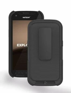 ProTECH Shell & Holster Combo for DuraForce PRO (E6800/E6810/E6820/E6830) Black - Picture 1 of 4