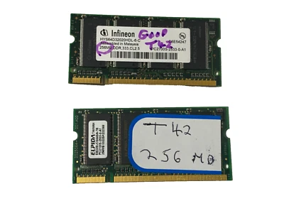 IBM LENOVO LAPTOP 256MB MEMORY THINKPAD FRU 31P9831 - T40 T41 T42  PC2100 DDR333 - Image 1 of 2