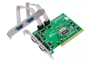 SIIG CyberSerial 4S 550 PCI 4-Port RS-232 Controller IO Card (JJ-P45012-S7) - Picture 1 of 11