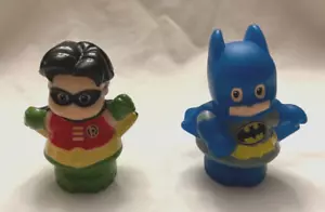 Fisher Price Little People / DC Comics Batman & Robin personaggi supereroi /2011 - Foto 1 di 6