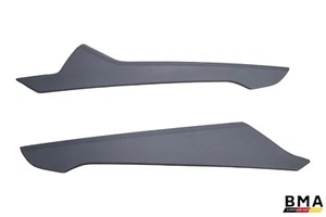 Audi S5 lado izquierdo derecho rotor gris cuero consola central moldura 2018-2023 OEM - Imagen 1 de 19