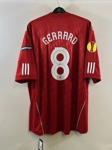 BNWT Liverpool Gerrard 8 Home Football Shirt 2010/12 Adults XXXL Adidas B614 - Picture 1 of 9