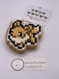 UK Seller Pokemon Center Japan Eevee Pixel Dot Eievui Plush Keychain Japan - Picture 1 of 2