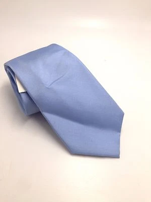 $75 Nick Cannon Hombres Corbata Cuello Informal Azul Sólido Vestido Informal Corbata Ajustada 60x3 Foto 1 de 4
