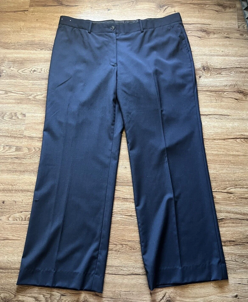 Pantalones de uniforme de colección Jcrew Outfitters 18T mezcla de lana azul marino (hechos en EE. UU.) Foto 1 de 4