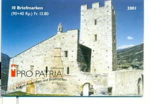 CHIESE - CHURCHES SWITZERLAND 2001 "Pro Patria" booklet - Imagen 1 de 1