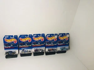Vintage Mattel Hot Wheels Autos blaue Karten alle versiegelten Autos Lot - 5 Autos NEU - Bild 1 von 12
