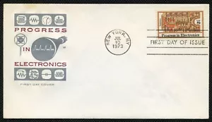 Elektronik: Transistoren & Schaltungen - US #1501 FDC - Farnam Cachet Unaddressed - Bild 1 von 2