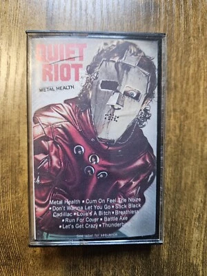 1983 Quiet Riot "Metal Health" Audio Cassette Tape Heavy Metal Used - Image 1 of 4