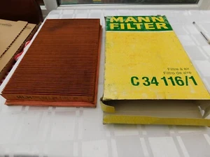 C34116/1 MANN Luftfilter PURFLUX A325 HENGST E249L passend für VAUXHALL VECTRA - Bild 1 von 1