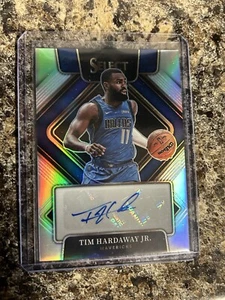 2021-22 Panini Select - Signatures Silver Prizm SG-THJ Tim Hardaway Jr. auto - Picture 1 of 2