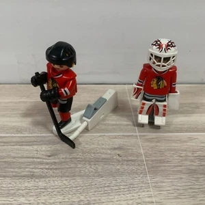 Playmobil NHL Hockey Chicago Blackhawks Figures - Picture 1 of 14