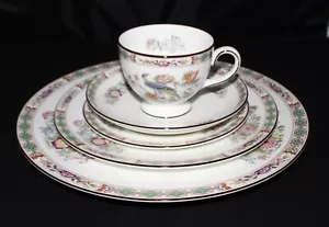 China de hueso de grúa Wedgwood Kutani ajuste de lugar de 5 piezas, varios disponibles - Imagen 1 de 7