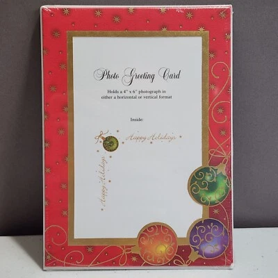 Christmas Photo Frame Greeting Cards 4x6 Picture Lot of 26 - Image 1 of 3