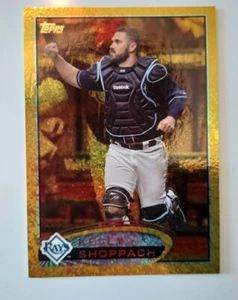 2012 Topps Gold Sparkle #193 Kelly Shoppach Tampa Bay Rays - Bild 1 von 2