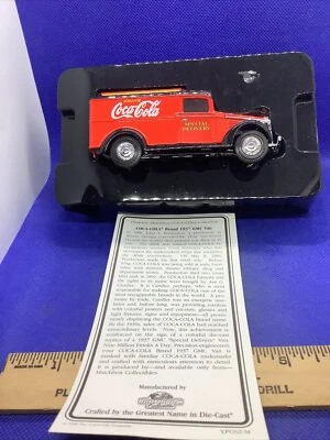 Matchbox Collectibles Coca Cola 1937 GMC Panel Van with Box O Scale BRAND NEW - Image 1 of 4