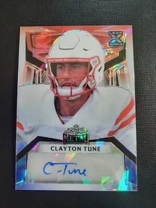 Clayton Tune 2023 Leaf Metal XRC Red White Blue Crystals Autograph 1/2  - Picture 1 of 10