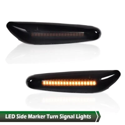 Luz de señalización lateral LED ahumada apta para BMW 325i 328i Foto 1 de 4