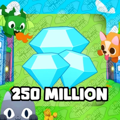 Roblox Pet Simulator 99 💎 250 MILLION 250m GEMS Pet Sim 99 PS99 | FAST & EASY