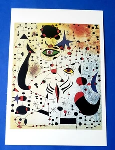Postcard Joan Miro "Ciphers and Constellations" Taschen Art Card 4.25"x6.25" - Picture 1 of 2