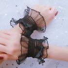 Cosplay Girl For Women Thin Hand Wrist Cuffs Lace Hand Sleeves Bow Lolita