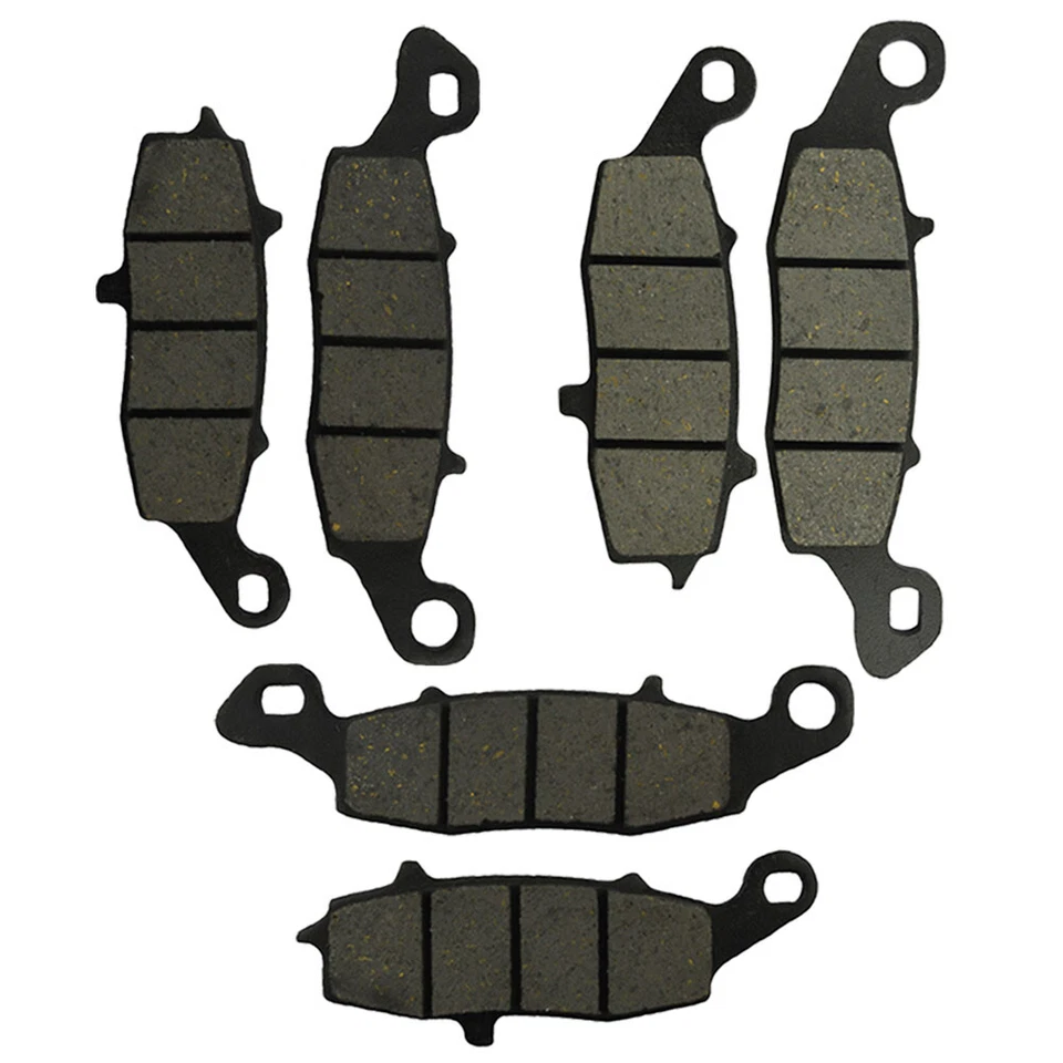 3 pares de pastillas de freno delanteras traseras para Kawasaki VN1500 VN1600 VN1700 ZR750 ZR7S 1999-14 Foto 1 de 1