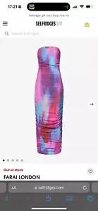 Farai London Hera Strapless Midi Dress - Picture 1 of 4