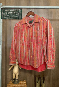 VTG Ralph Lauren Country Button Shirt Sportsman Vineyard Southwestern Size 10
