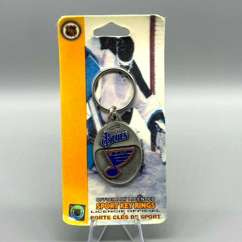 ST LOUIS BLUES NHL HOCKEY KEYCHAIN 2003 New In Package Cover