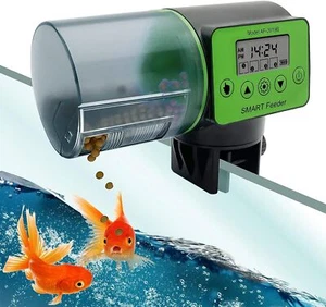 Smart Aquarium Mini Automatic Fish Feeder Vacation Auto Fish Tank Feeders - Picture 1 of 17