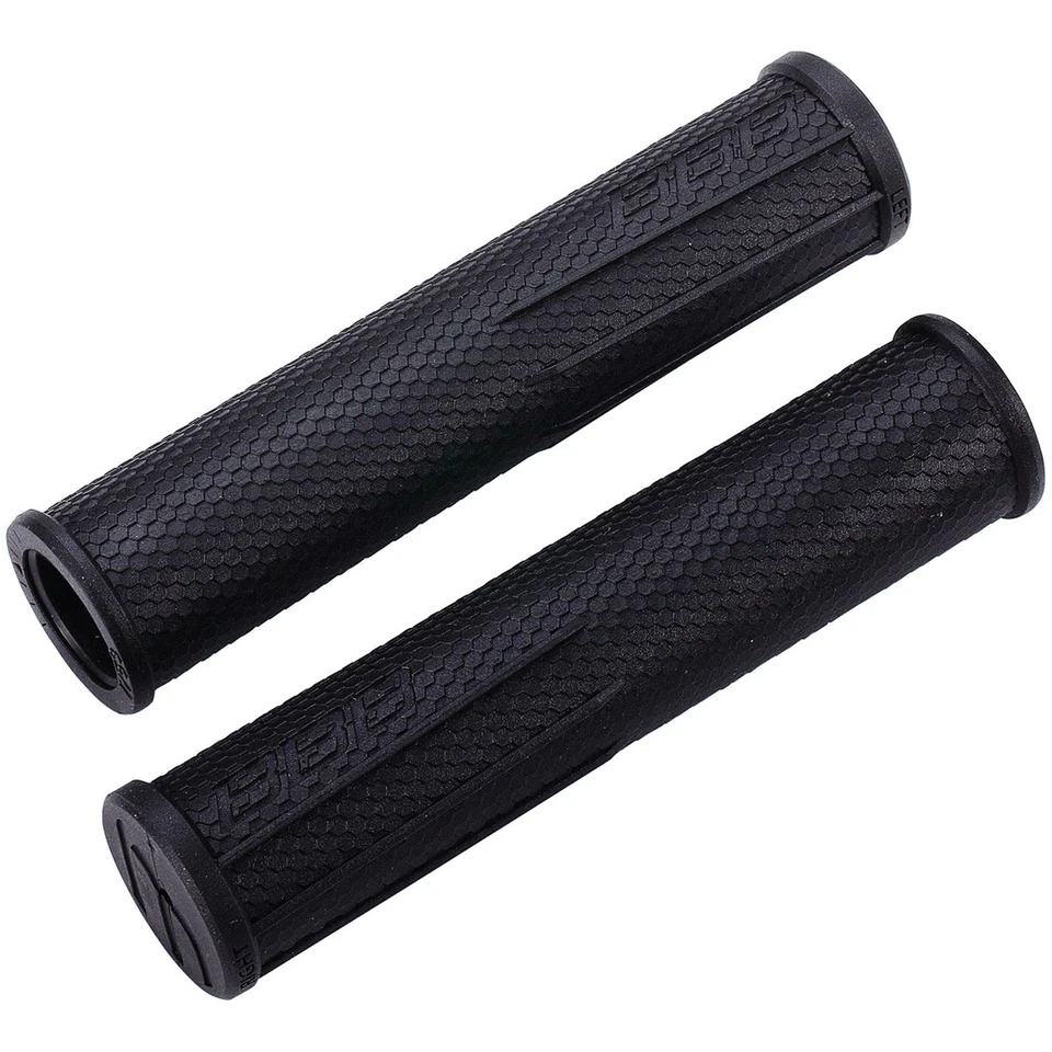 Empuñaduras de manillar de goma BBB BHG-91 Cycling Crusier Kraton 130/130 mm negras Foto 1 de 4