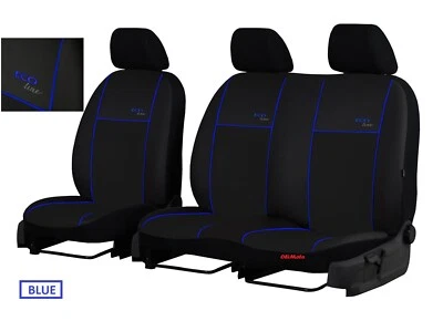 Fundas de asiento de cuero ecológico a medida 2+1 Mercedes Benz Sprinter 2018-en Foto 1 de 4