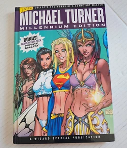 Michael Turner Millennium Edition Wizard Hardcover Book Bonus Private Gallery - Picture 1 of 8