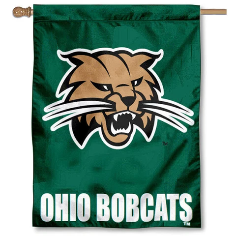 Ohio Bobcats House Flag Cover