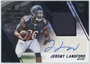 JEREMY LANGFORD 2015 Panini Rookies & Stars Rookie Jersey Signature #3 - Picture 1 of 2