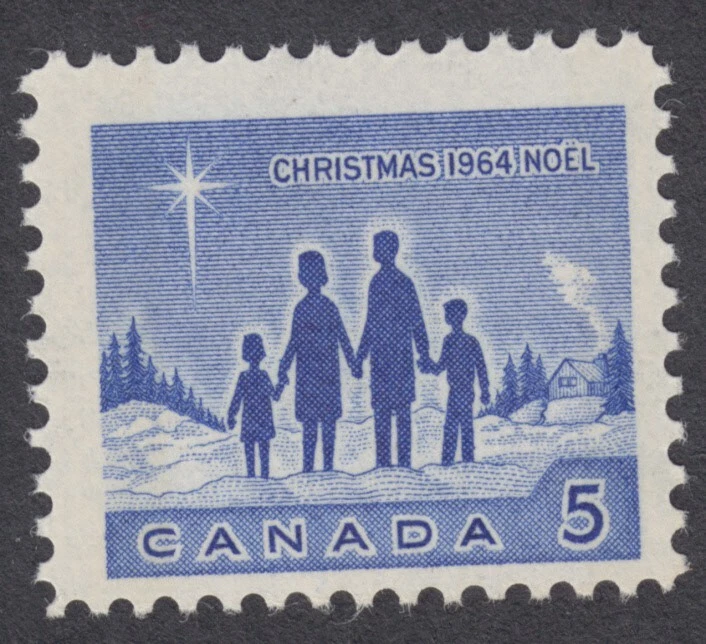 Canada - #435p Christmas W2B Tagged - MNH - Image 1 of 1