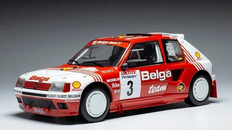 Peugeot 205 T16 Rally Ypres 1985 Darniche-Mahe 1:18 IXO 18RMC135 - Immagine 1 di 1