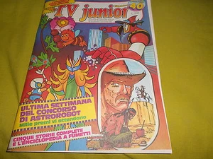 TV JUNIOR ANNO 2 NUMERO 40 1980 HEIDI L'APEMAIA ASTROROBOT INSERTO - Picture 1 of 1